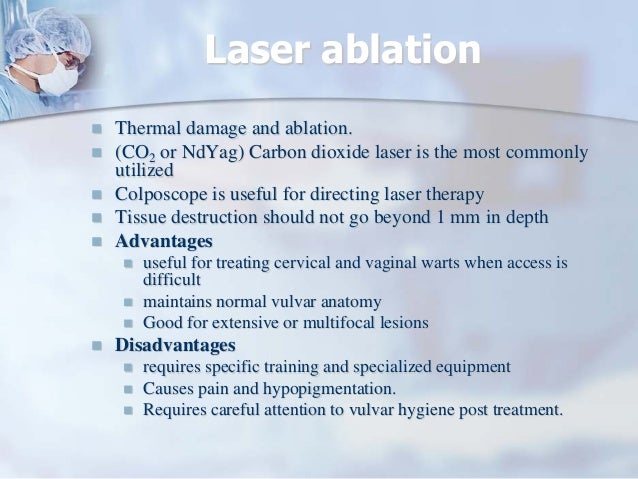 laser ablation of the vulva Laser ablation of the vulva